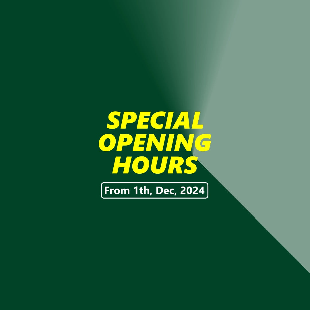 Special Opening Hours (December, 2024~January, 2025)