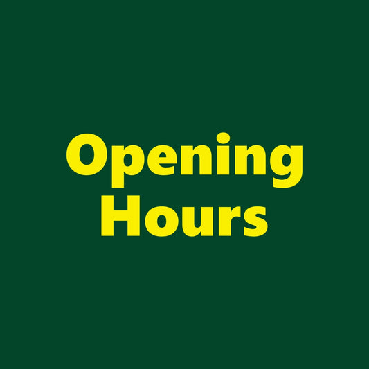 New Opening Hours